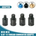 thumbnail image 2 of 4 Piezas M14 M10 5/8 Pulgadas-11 Adaptador Amoladora Angular Adaptador Convertidor de Rosca Conector de Eje Pulido para Brocas Perforadora, 2 of 5