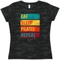 thumbnail image 3 of Inktastic Fitness Eat Sleep Pilates Repeat Women's T-Shirt, 3 of 5