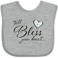 thumbnail image 3 of Inktastic Well Bless Your Heart with Calico Print Boys or Girls Baby Bib, 3 of 4