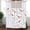 13Red, variant on Ikfashoni Hookless Shower Curtain with Snap in Liner, White Boho Floral Waterproof Fabric Mesh Window Bath Curtain, 71"X74"