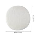 thumbnail image 3 of chaungfeng Round Plush Chair Cushions 17.7 Inch, Non Slip Thicken Soft Stool Seat Cushion Floor Cushion, All Weather Breathable Chair Pad, Kitchen, Home, Barstool Chair Pad, Washable, 3 of 6