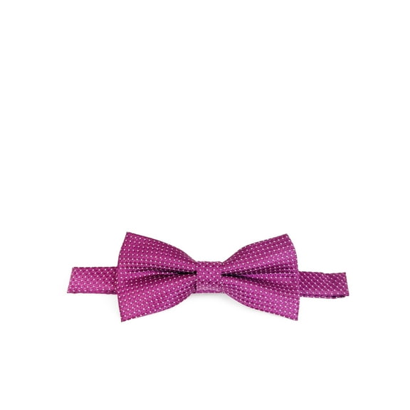 Raspberry Classic Pindot Bow Tie
