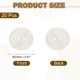 thumbnail image 2 of Uxcell 20Pcs Botones de Concha Natural, Botón Redondo de Concha de 2 Agujeros de 23mm, Accesorios Decorativos para Abrigos, Camisas, Proyectos de Bricolaje de Ropa, Blanco, 2 of 6