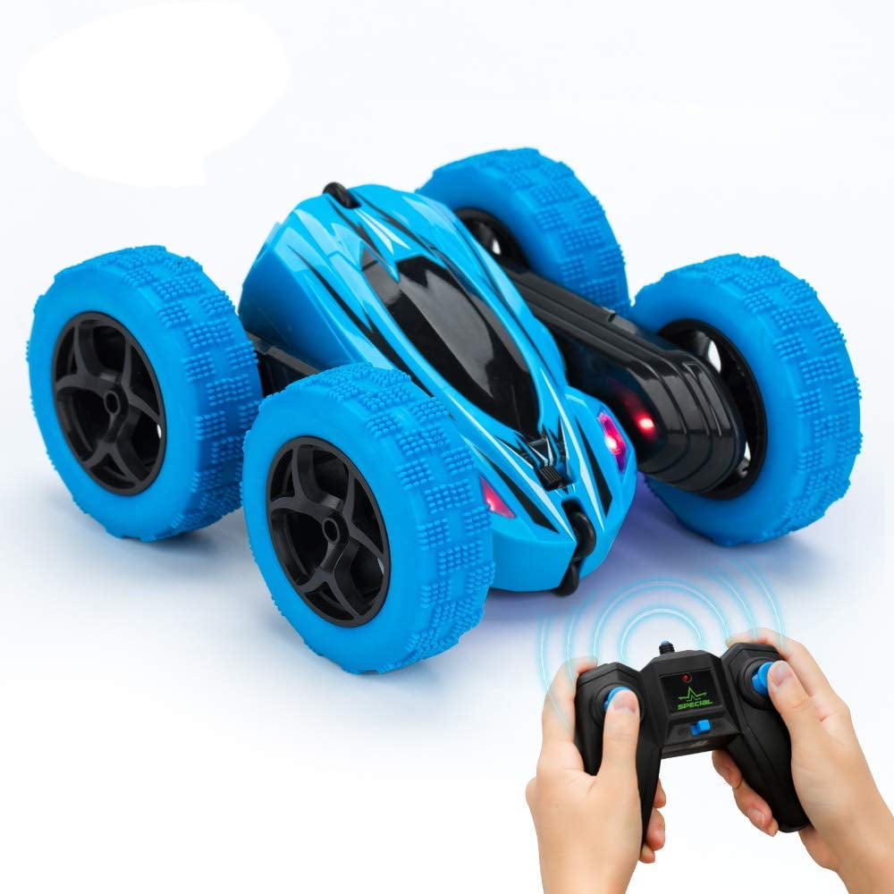 RC Remote Control Stunt Car 360° Flips 2.4Ghz Off-Road Racing Vehicles for Kids 