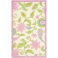 thumbnail image 4 of SAFAVIEH Kids Collection SFK351A Handmade Ivory/Pink Rug, 4 of 10