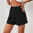 thumbnail image 4 of CHEEREAM Womens Hiking Golf Shorts Stretch Casual Work Bottoms with Pockets Walking Travel Summer Chino Shorts Dressy, 4 of 6