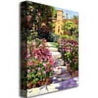 Trademark Art "The Five Steps" Canvas Wall Art by David Lloyd Glover