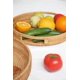 thumbnail image 4 of Bandeja de mimbre redonda bandeja para servir bandeja decorativa para mesa de café, 4 of 5