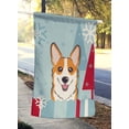 thumbnail image 2 of Carolines Treasures BB1750CHF Hiver Vacances Rouge Corgi Flag Toile Taille Maison, 2 of 4