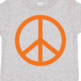thumbnail image 4 of Inktastic Funky Orange Peace Sign Boys or Girls Toddler T-Shirt, 4 of 5