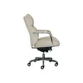 thumbnail image 4 of La-Z-Boy Sutherland Quilted Fabric Executive Office Chair Cream, 4 of 4