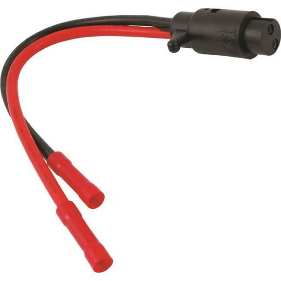 Attwood 14365-6 Heavy-Duty Trolling Motor Connector - Male / 2-Wire / 8-Gauge / 12 Volt