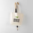 thumbnail image 5 of CafePress - Celery Not Pizza Tote Bag - Unisex Canvas Tote Bag, Beige, 1-Piece, 5 of 7