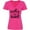 Hot Pink, variant on Inktastic Salty but Sweet Women's V-Neck T-Shirt