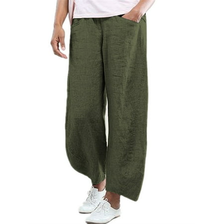 Wide Leg Casual Pants for Women Plus Size Loose (Best Trousers For Beating)