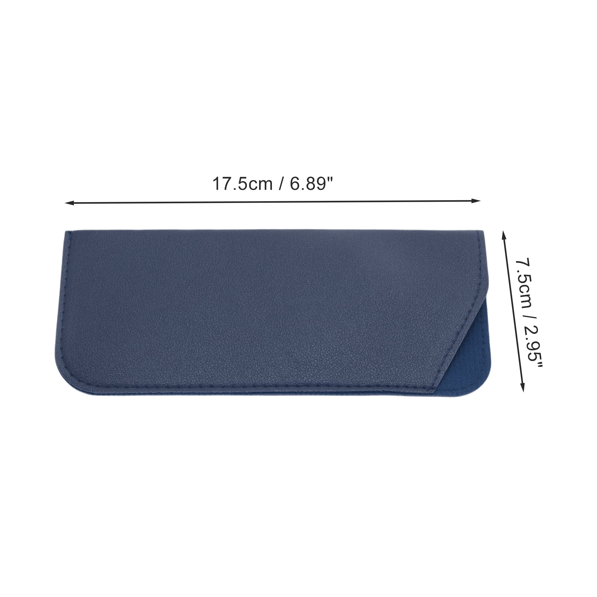 Unique Bargains Eyeglass Pouch Portable Eyeglasses Storage 1 Pc Blue