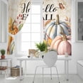 thumbnail image 5 of Fsddascl Thanksgiving Blackout Curtains for Bedroom/Living Room, Thermal Insulated Kitchen Curtains, Pink Orange Blue Fall Pumpkin Fruit Butterfly Grommet Darkening Window Treatment Drapes 42"x84"x2, 5 of 6