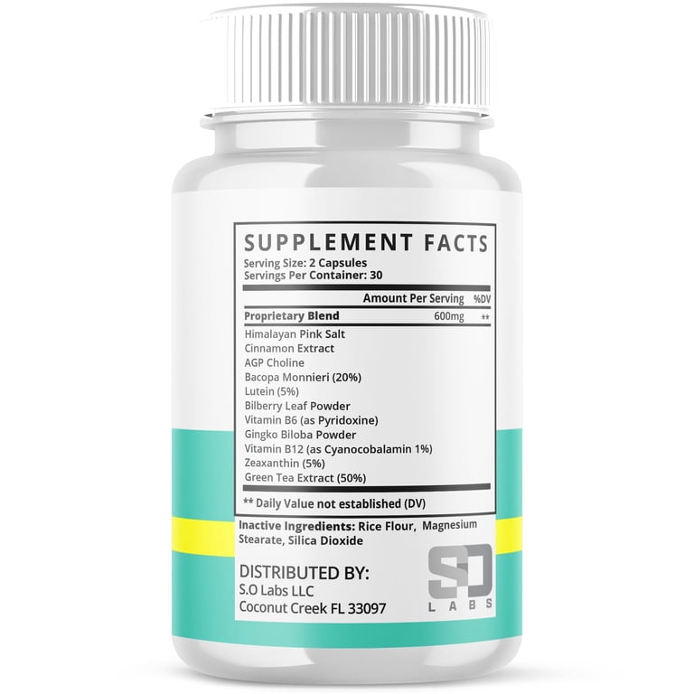 Neuro Defender Advanced Formula Brain Support Pills Maximum