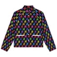 thumbnail image 4 of Jackets for Women Winter Coat Jackets Flannel Stand Collar Jacket(Balloon Dogs Galore!,Size:S-4XL), 4 of 7