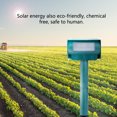 thumbnail image 2 of Repelente ultrasónico de plagas de animales, energía Solar, Sensor repelente, detección de jardín, 2 of 8
