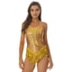thumbnail image 4 of Traje de baile latino Chacha Samba con lentejuelas para mujer, traje artístico de patinaje artístico, leotardo con flecos para gimnasia, 4 of 5