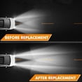thumbnail image 6 of For 2009-2020 Dodge Journey Passenger Side Only Headlight Assembly Chrome Housing Clear Lens, Right Light, White, 6 of 6