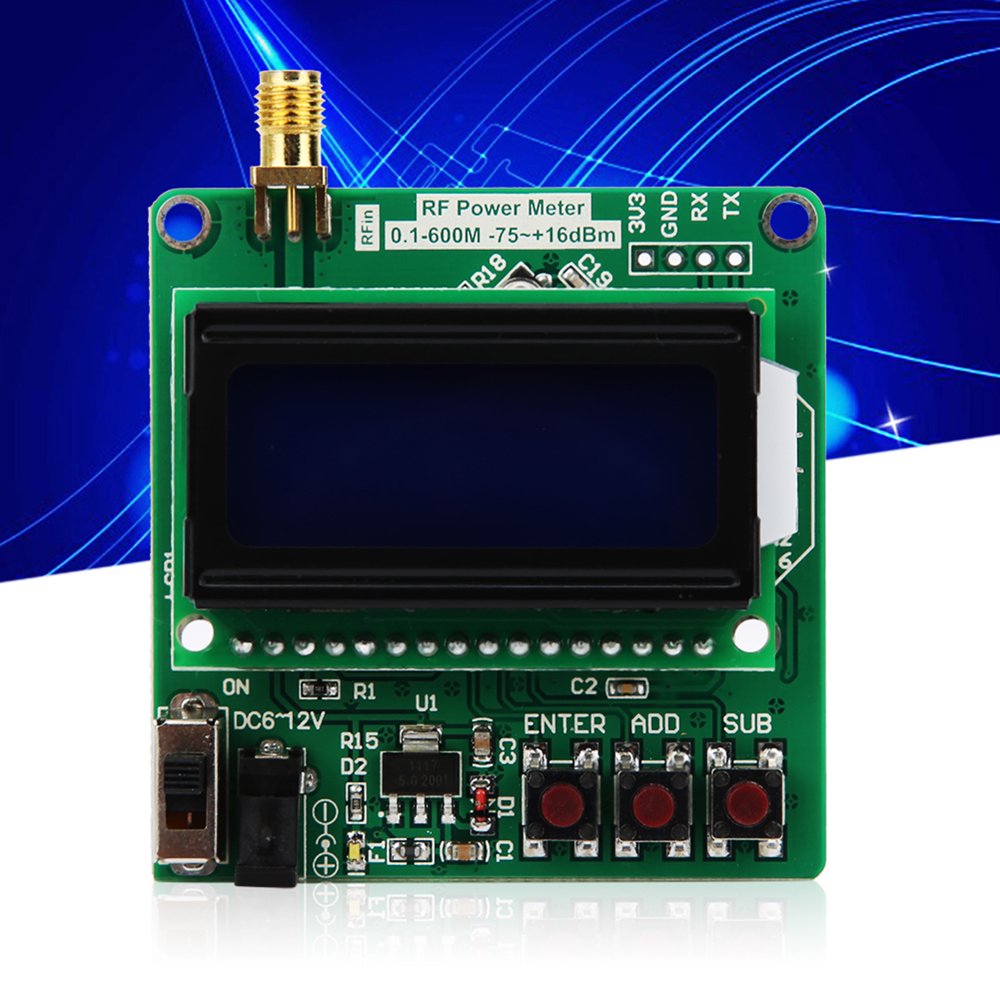 DOACT RF Power Meter, RF Power Meter Module With LED Screen Power