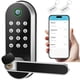 thumbnail image 1 of Cerradura de puerta inteligente con entrada sin llave: cerradura electrónica digital Sifely con código de acceso, perilla de puerta eléctrica, cerradura de manija de puerta biométrica, perfecta para p, 1 of 5