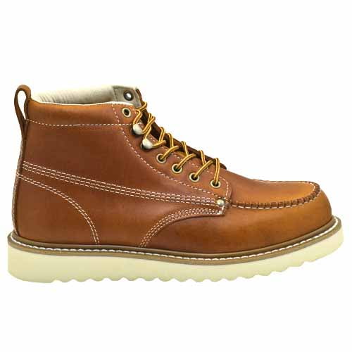 golden fox moc toe work boot