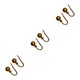 thumbnail image 2 of Billuyoard 2 piezas cortina Tieback en forma de U elegante antioxidante hogar sala de estar gancho sujetador accesorios cian bronce Type1 NO1, 2 of 6