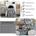 thumbnail image 7 of Wellber Floral Area Rug Soft Rugs Non-Slip Washable Carpet for Living Room Bedroom Home Decor,4'x6',Grey, 7 of 7