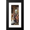 thumbnail image 2 of Master of the Antwerp Adoration Group 8x14 Black Modern Framed Museum Art Print Titled - King Solomon Receiving the Queen of Sheba (1515), 2 of 5