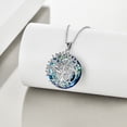thumbnail image 3 of 50th Birthday Gifts for Women Sterling Silver Tree of Life Necklace for Mom 50th Anniversary Jewelry 50 Years Old Gifts(50th), 3 of 5