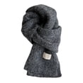 thumbnail image 6 of Scarf for Women Fashion Accessories Shawl Wraps Fitness Neck Warmer Fleece Liner Gifts for Men Soft Womens Scarves Dark Gray, 6 of 8