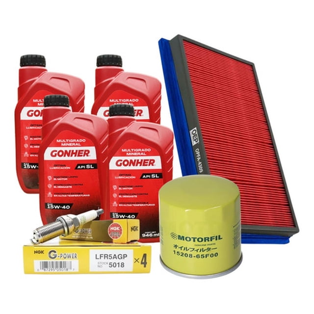 Kit De Afinacin Sentra 2001 Al 2003 1.8 L Gonher Bplatino