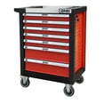 thumbnail image 7 of DNA Motoring 30" x 39 "x 18" 7-Drawer Large Utility Trolley Heavy Duty Rolling Lockable Slide Tool Cart Cabinet, 7 of 7