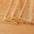 thumbnail image 3 of Velvet Plush Fleece Solid Sheet Set, Twin, 3 Pieces, 3 of 5