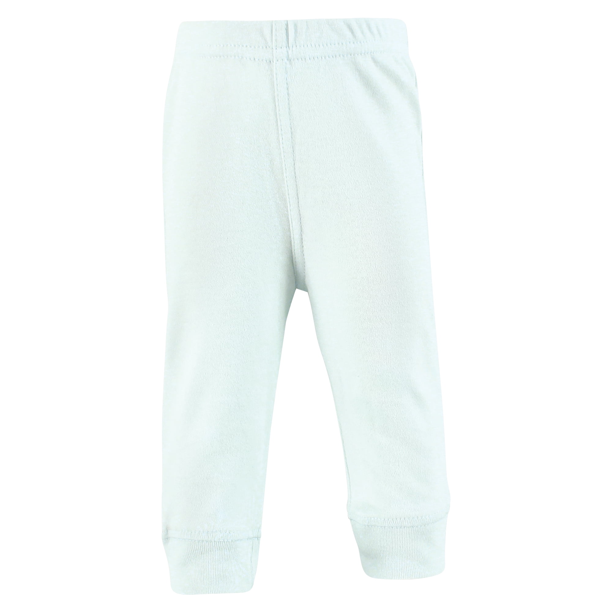 Hudson Baby Girls Cotton Pants and Leggings, Pink Purple Mint, 6-9 Months