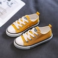 thumbnail image 3 of Zapatos de lona para niños, primavera y otoño, bajos, con cordones, para niños y niñas, zapatos blancos para bebés, zapatos casuales de tela, 3 of 6