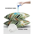thumbnail image 5 of Outdoor Throw Pillow Cover Mid Century Modern Retro Waterproof Cushion Covers 2 Pack Abstract Boho Art Pillow Cases Home Decoration for Patio Garden Couch Sofa, 5 of 7