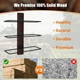thumbnail image 3 of AGJIDSO Wine Rack Wall Mounted, 9 Bottles Vertical Wine Bottle Rack Wall Mounted,Solid Wood Wine Racks for Wall,Wall Hanging Wine Racks for Wine Bottles, Corner Wine Rack Wall Mounted for Kitchen,Bar, 3 of 7
