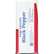 McCormick Ground Pepper Black, 3 oz
