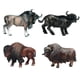thumbnail image 2 of Figura de 4 piezas de toro simulado, animales realistas, vaca, figura educativa para niños segundo, 2 of 8