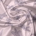 thumbnail image 7 of Ambesonne Floral Valance & Curtain, Spring Theme Lilies Pattern, 55"x36", Pale Mauve Rose and Grey, 7 of 7
