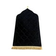 thumbnail image 2 of Irregular Prayer Rug Portable Blanket for Cafe Indoor Office Living Room Holiday Black, 2 of 9