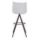 thumbnail image 5 of Banco de Bar Kessa Muebles Aki Blanco Nuez, 5 of 5