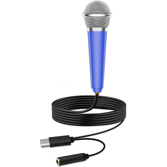 shiyou-USB Type-C Mini Karaoke Microphone for Android Phone(Not supported on iPhone 15), Laptop, Tablets Small ASMR Microphone for Voice Video Recording Singing, Vlogging, Podcasting YouTube (Gemston