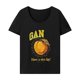 thumbnail image 1 of Camiseta de mujer Yinane verano elegante cuello redondo L, 1 of 7