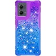 thumbnail image 2 of Case for Motorola Moto Edge 5G 2024 Case Glitter Liquid Cute Clear Shockproof Back Cover,Soft TPU Phone Case for Moto Edge 5G 2024 Gradient Purple, 2 of 14