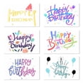 thumbnail image 3 of 60 tarjetas de felicitación en estilo feliz cumpleaños bendición de feliz cumpleaños tarjetas de felicitación grandes, 3 of 6